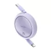 Baseus Free2Draw USB-C - USB-C kábel, PD, 100 W, 1 m (lila)-6932172647544 2 kép
