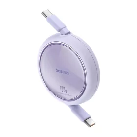 Baseus Free2Draw USB-C - USB-C kábel, PD, 100 W, 1 m (lila)-6932172647544 2 kép
