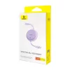 Baseus Free2Draw USB-C - USB-C kábel, PD, 100 W, 1 m (lila)-6932172647544 7 kép