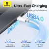Baseus Superior 2 100W 2m USB-C - USB-C gyors töltő kábel (fehér)-6932172649180 7 kép