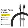 USB-C - Lightning kábel Baseus Gem, 20W, 2.4A, 2m, fekete P1037300111-6932172658922 3 kép