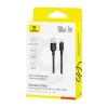 USB-A - USB-C kábel Baseus Silky, 100W, 5A, 1m, Fekete-6932172668747 4 kép