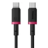 USB-C to USB-C kábel Baseus Dura sorozat, 100W, 5A, 1m, Piros-6932172669829 2 kép