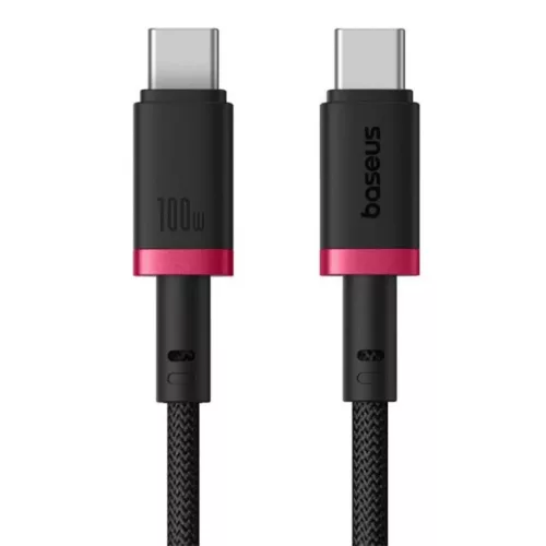 USB-C to USB-C kábel Baseus Dura sorozat, 100W, 5A, 1m, Piros-6932172669829 2 kép