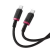 USB-C to USB-C kábel Baseus Dura sorozat, 100W, 5A, 1m, Piros-6932172669829 3 kép