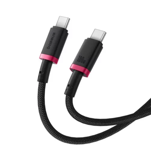 USB-C to USB-C kábel Baseus Dura sorozat, 100W, 5A, 1m, Piros-6932172669829 3 kép