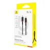 USB-C to USB-C kábel Baseus Dura sorozat, 100W, 5A, 1m, Piros-6932172669829 5 kép