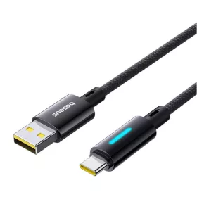 Baseus Lit gomb-vezérléses gyorstöltő adatkábel USB-A to USB-C 10-6932172684532 2 kép