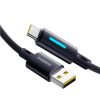 Baseus Lit gomb-vezérléses gyorstöltő adatkábel USB-A to USB-C 10-6932172684532 2 kép