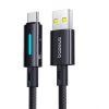 Baseus Lit gomb-vezérléses gyorstöltő adatkábel USB-A to USB-C 10-6932172684532 3 kép