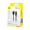 Baseus Lit gomb-vezérléses gyorstöltő adatkábel USB-A to USB-C 10-6932172684532 5 kép