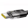 USB-A - USB-C kábel Baseus Display 2, 100W, 5A, 2m, Fekete P103827011-6932172682163 4 kép