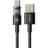 USB-A - USB-C kábel Baseus Display 2, 100W, 5A, 2m, Fekete P103827011-6932172682163 5 kép