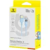 USB-A - USB-C kábel Baseus Display 2, 100W, 5A, 2m, kék P10382701311-6932172682125 7 kép
