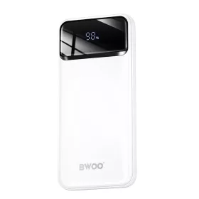 BWOO Ultra vékony 22,5W 10000 mAh power bank, fehér