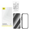 Baseus Superior iPhone 15 privát üvegfólia + tisztítókészlet és-6932172660826 2 kép