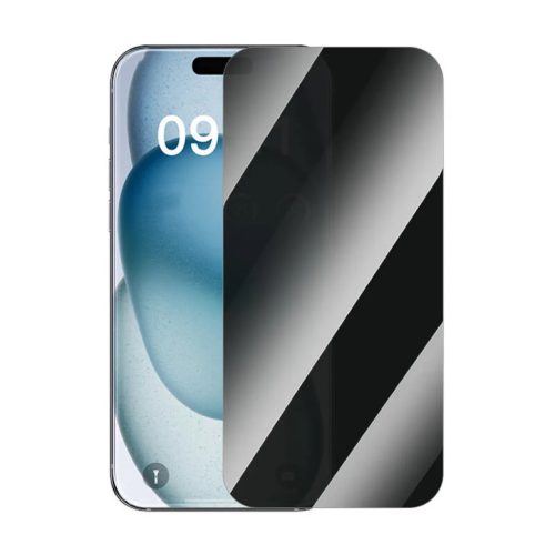 Baseus iPhone 15 Plus magánéletvédő edzett üvegfólia