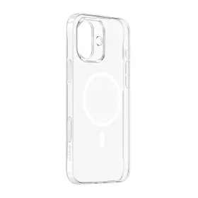   Baseus Crystal Mágneses Tok iPhone 16 TouchButton (átlátszó)