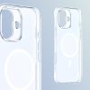 Baseus Crystal Mágneses Tok iPhone 16 TouchButton (átlátszó)-6932172684327 3 kép