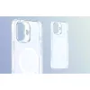 Baseus Crystal Mágneses Tok iPhone 16 TouchButton (átlátszó)-6932172684327 3 kép