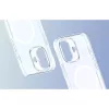 Baseus Crystal Mágneses Tok iPhone 16 TouchButton (átlátszó)-6932172684327 5 kép