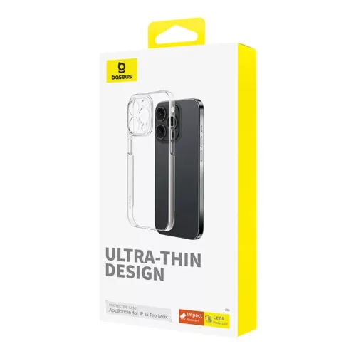 Baseus OS-Lucent Series iPhone 15 Pro Max tok (átlátszó)-6932172641016 4 kép