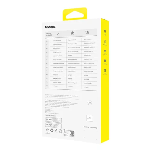 Baseus OS-Lucent Series iPhone 15 Pro Max tok (átlátszó)-6932172641016 5 kép