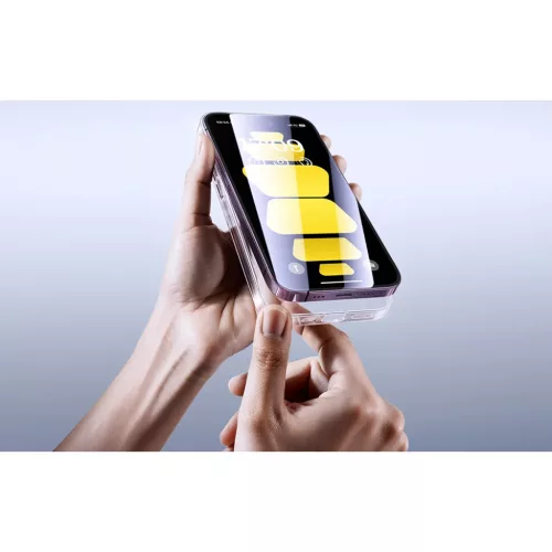 Baseus OS-Lucent Series iPhone 15 Pro Max tok (átlátszó)-6932172641016 8 kép