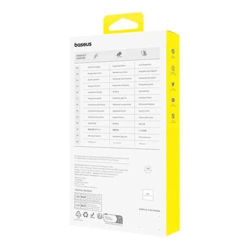 Mágneses tok iPhone 15 Plus Baseus OS-Lucent sorozathoz (átlátszó)-6932172641030 5 kép