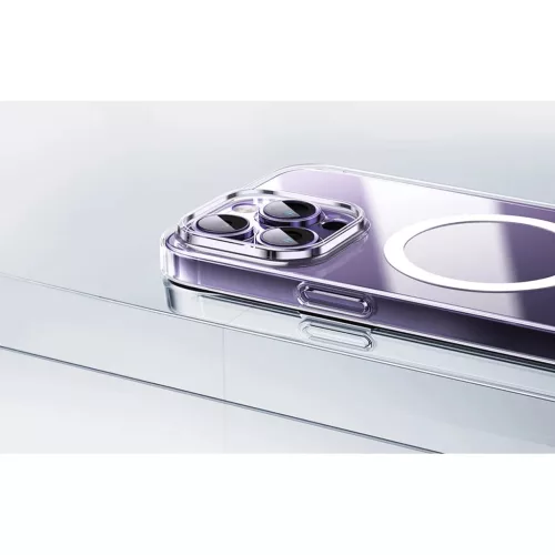 Mágneses tok iPhone 15 Plus Baseus OS-Lucent sorozathoz (átlátszó)-6932172641030 8 kép
