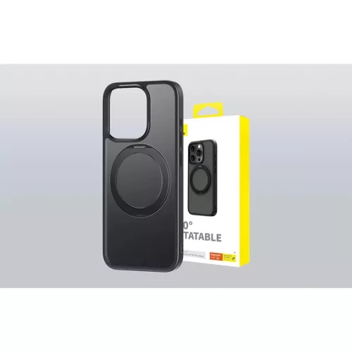 Baseus CyberLoop Series mágneses tok iPhone 15 Pro Max (fekete)-6932172641122 9 kép
