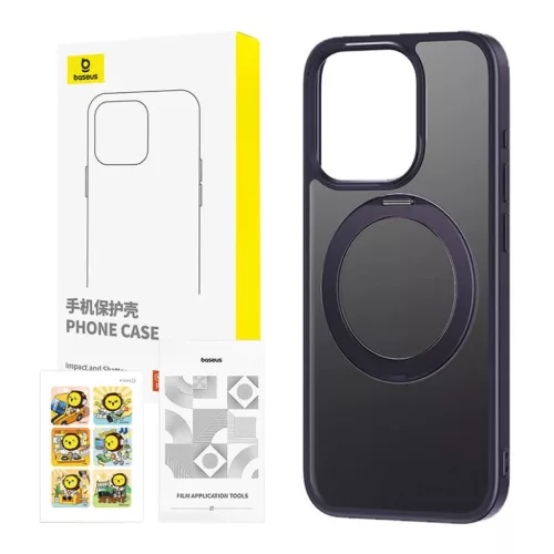 Baseus SkyRing 360° tok tartóval iPhone 14 Pro + üvegfólia és tis-6932172659257 4 kép