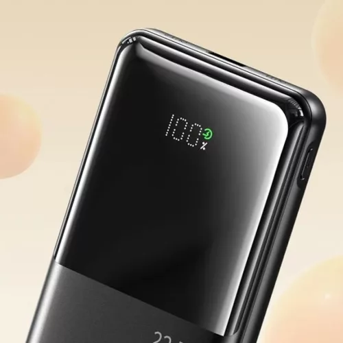 AWEI PowerBank P76K 10000mAh 22.5W fekete Digitális Kijelző-6954284009126 6 kép