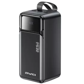 Awei PA-106 50000 mAh 22,5 W PD powerbank, fekete