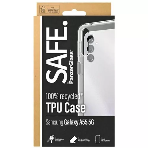 SAFE by PanzerGlass tok Samsung Galaxy A55 5G - átlátszó-5711724956911 4 kép