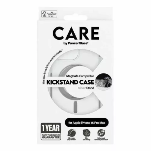 CARE by PanzerGlass Kitámasztható Tok MagSafe iPhone 15 Pro Max - ez-5715685005503 4 kép