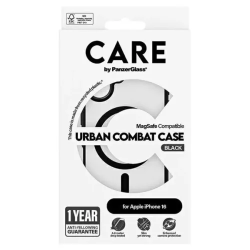 CARE by PanzerGlass Flagship Urban iPhone 16 6.1" MagSafe tok-5715685004230 4 kép