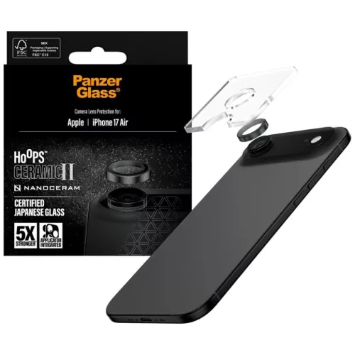  iPhone Air lencséhez PanzerGlass Hoops Ceramic II edzett üveg üveg-5715685027901 4 kép
