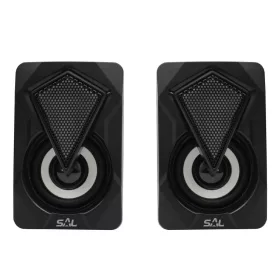 SAL PCS 230 multimédia hangszórópár, 2x3 W, RGB LED effekt, AUX, B-5999084957414 2 kép