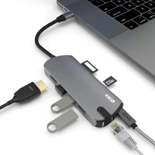 Next One USB-C Pro többportos adapter, elosztó HUB (PD-PRO-HUB)-6427157002581 1 kép