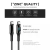PD100W USB Type-C - USB Type-C kábel gyorstöltéssel, teljesítmény- 6 kép