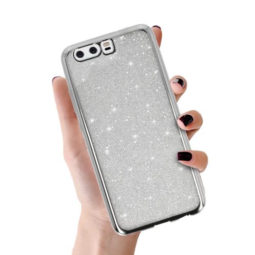 Elektro Glitter tok HUAWEI P10 EZÜST-5900217213918 1 kép
