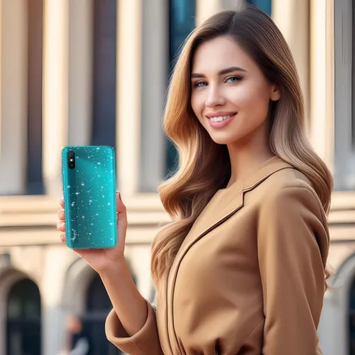 Crystal Glitter tok Xiaomi Redmi 9A Silver-5900217367598 4 kép