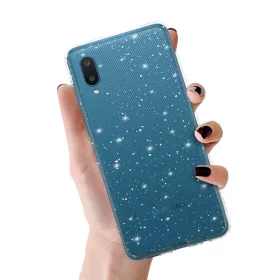 Crystal Glitter tok Samsung Galaxy A02 Silver-5900217412465 1 kép