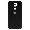 Vennus szilikon szív tok Xiaomi Redmi 9 design 1 fekete-5900217908210 4 kép