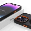 Tel Protect Mágneses Karbon tok iPhone 11 Fekete-narancs-5900217980896 8 kép