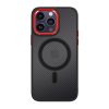 Tel Protect Mágneses Karbon tok iPhone 11 Pro Max Fekete-piros-5900217980957 2 kép