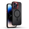 Tel Protect Mágneses Karbon tok iPhone 11 Pro Max Fekete-piros-5900217980957 7 kép