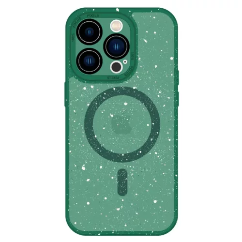 Tel Protect Mágneses Splash Matt Tok iPhone 15 Plus Zöld-5900217993667 2 kép