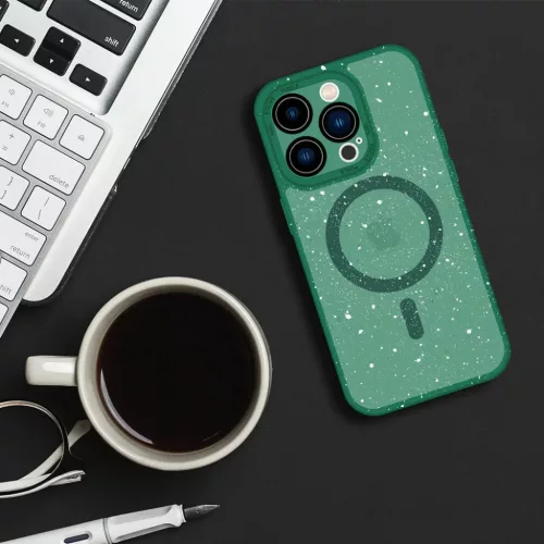 Tel Protect Mágneses Splash Matt Tok iPhone 15 Plus Zöld-5900217993667 5 kép